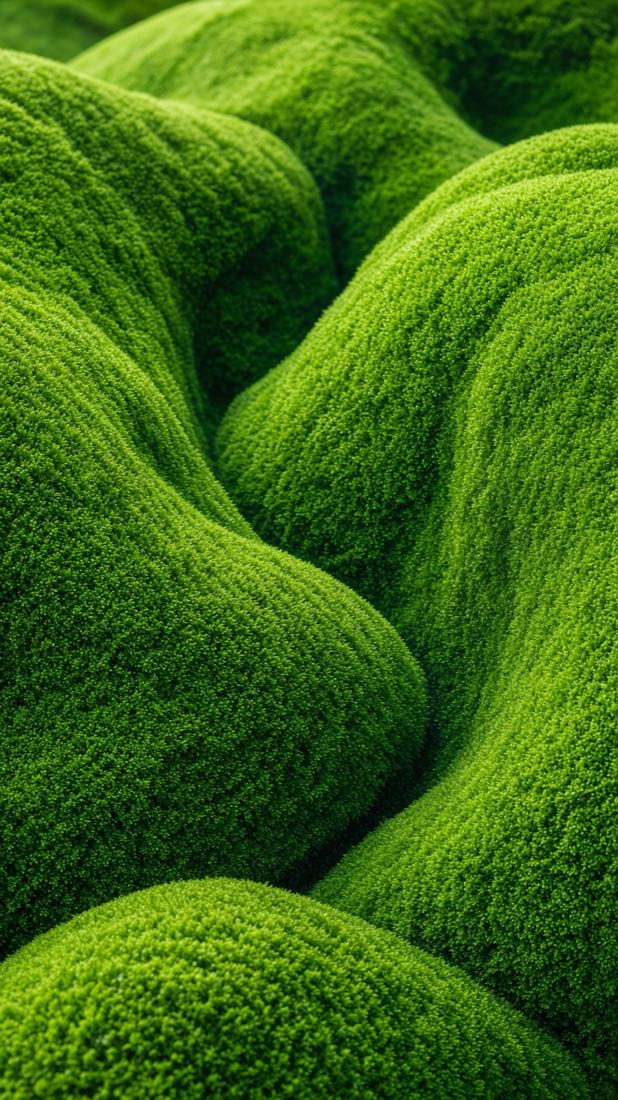 Lush moss landscape